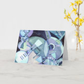 Sterkte muziekinstrumenten:Blanco kaart (Gele Bloem)