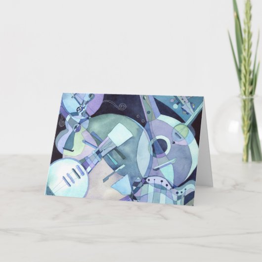 Sterkte muziekinstrumenten:Blanco kaart (Voorkant)