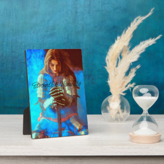 Sterkte & nederigheid Plaqueteken Fotoplaat