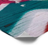 Sterkte op waarheidsgraffiti poster (Hoek)