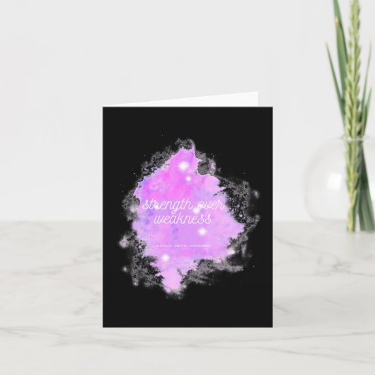 Sterkte over zwakte Galaxy - Alopecia Areata AW Kaart (Voorkant)