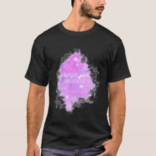 Sterkte over Zwakte Galaxy - RSD CRPS Bewustzijn T-shirt