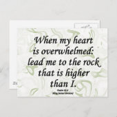 Sterkte Psalm 61-2 Briefkaart (Voorkant / Achterkant)