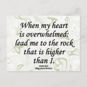 Sterkte Psalm 61-2 Briefkaart (Voorkant)