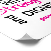 Sterkte (standaard fotolijst formaat) poster (Hoek)