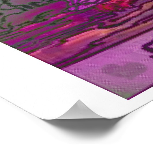 Sterkte Tarot Kaart Psychedelic Poster (Hoek)