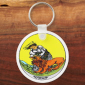 Sterkte Tarot-kaart Sleutelhanger (Voorkant)