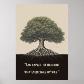 Sterkte temidden van tegenspoed poster (Voorkant)