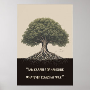 Sterkte temidden van tegenspoed poster