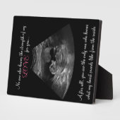 Sterkte van de liefde van moeder Sonogram Keepomwi Fotoplaat (Zijkant)