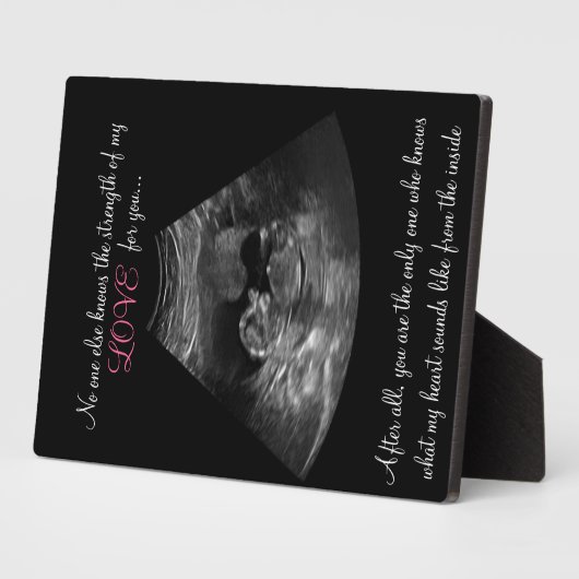 Sterkte van de liefde van moeder Sonogram Keepomwi Fotoplaat (Zijkant)