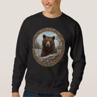 Sterkte van de Wilde Beer Vintage Hoodie Trui