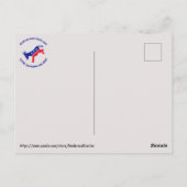 Sterkte van een natie, democraten STEMMEN! Briefka Briefkaart (Achterkant)