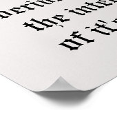 Sterkte van een natie poster (Hoek)