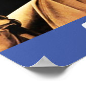 Sterkte van grit staal in tegenspoed Sterke vrouw  Poster (Hoek)