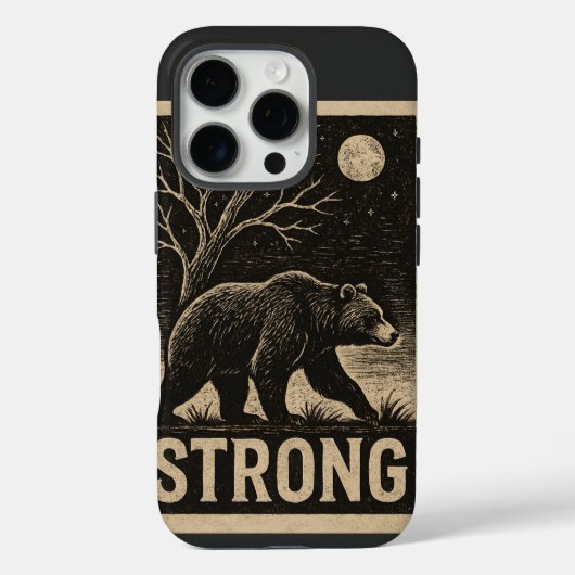  sterkte van het Beer Case-Mate iPhone Case (Achterkant)