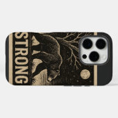  sterkte van het Beer Case-Mate iPhone Case (Achterkant (horizontaal))