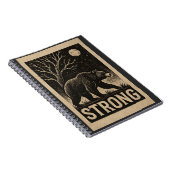 sterkte van het Beer Notitieboek (Rechterzijde)