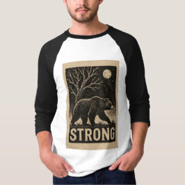 sterkte van het Beer T-shirt