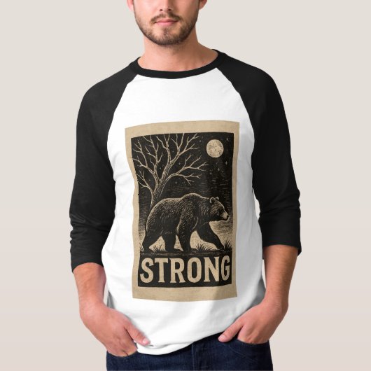  sterkte van het Beer T-shirt (Voorkant)