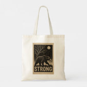 sterkte van het Beer Tote Bag (Achterkant)