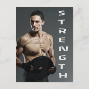 Sterkte van het Man Lift Weeg Briefkaart
