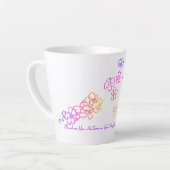 Sterkte voor de vermoeide koffiebeker latte mok (Linkerhoek)