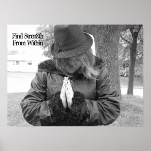 Sterkte zoeken van binnen poster