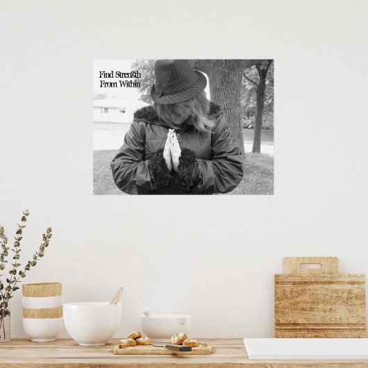 Sterkte zoeken van binnen poster (Keuken)