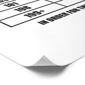 Sterktebestendigheidsnormen - Motivatie gym Poster (Hoek)