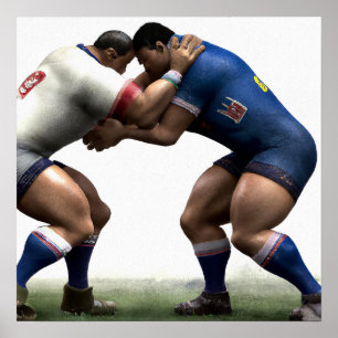 Sterktetest - Rugby Art Print