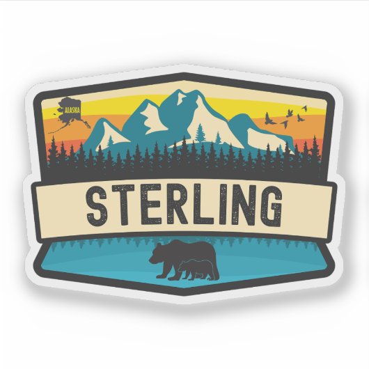 Sterling, Alaska Sticker (Voorkant)