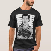 Sterling Archer Mugshot T-shirt (Voorkant)