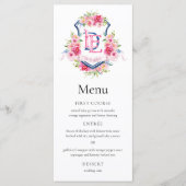 Sterling Bruiloft Menu 2 (Voorkant)