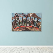 Sterling, colorado - grote letterscènes canvas afdruk (Insitu (Houten vloer))