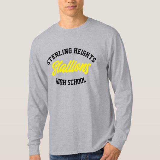Sterling Heights High School T-shirt (Voorkant)