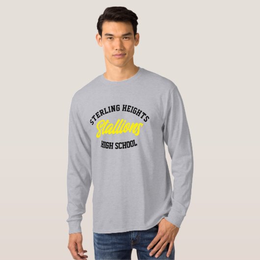 Sterling Heights High School T-shirt (Voorkant volledig)
