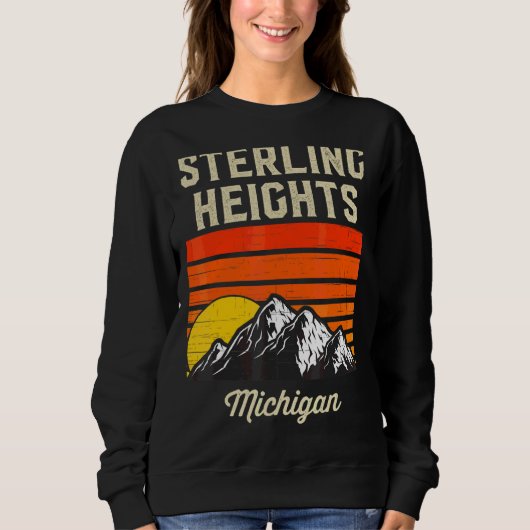 Sterling Heights Michigan Hometown City State USA Trui (Voorkant)