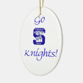 Sterling High Go Knight Logo II Ovaal Ornament (Links)