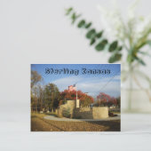 Sterling Kansas Veterans Memorial Briefkaart (Staand voorkant)