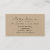  sterling-monitor / Premium extra dik Visitekaartje (Achterkant)