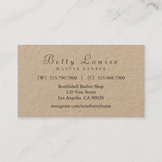  sterling-monitor / Premium extra dik Visitekaartje (Achterkant)