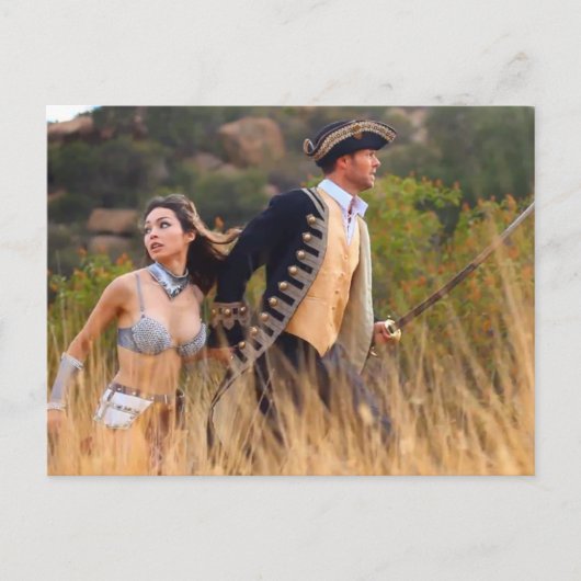 Sterling & Nilla, op het draaiende Briefkaart (Voorkant)