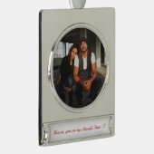 Sterling Silver Plated Ornament Photo Keepomwille Verzilverd Banner Ornament (Rechts)