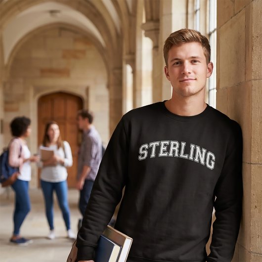 STERLING Trui in Universitaire Stijl Amerika Colle