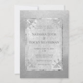 Sterling Zilveren Affair Bruiloft & Feest Kaart (Voorkant)