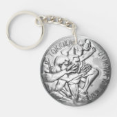 Sterling Zilveren Medaille Olympische Spelen 1964  Sleutelhanger (Voorkant)