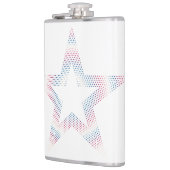sterlogo op fles heupfles (Links)