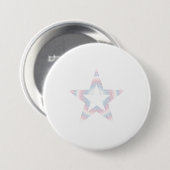 sterlogo op knop ronde button 7,6 cm (Voorkant /achterkant)