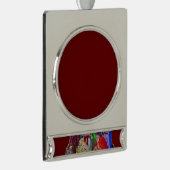 STERLVER CUSTOM ORNAMENT KEEPSAKE VERZILVERD BANNER ORNAMENT (Rechts)